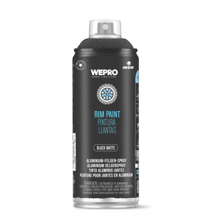 WEPRO Felnifesték - matt fekete 400 ml